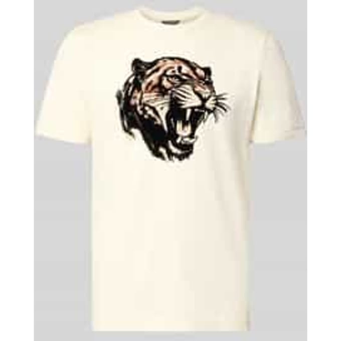 regular fit T-shirt met motiefprint