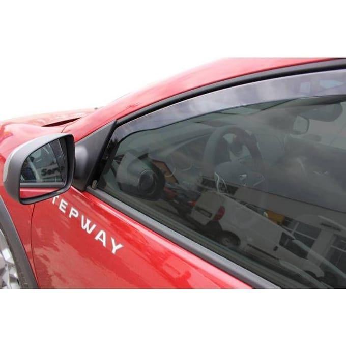 Déflecteurs d'air - HEKO - Dacia Stepway II (2012-2020) - 4 pièces - Teinté fumé - Acrylique résistant UV