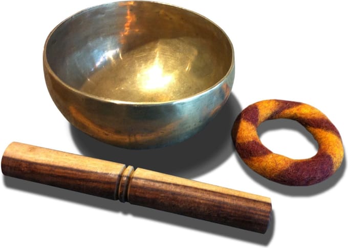 Terré Klangschale 700, 650-750 g, incl. Ring + Stick - Klankschaal