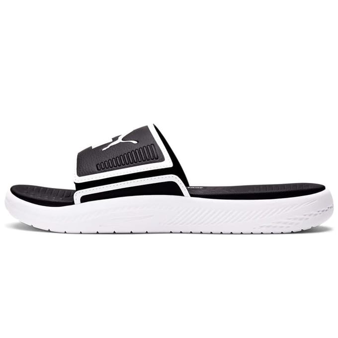 Puma Softride Slide Wit Zwart Heren Sneakers 382111-01 40.5 black