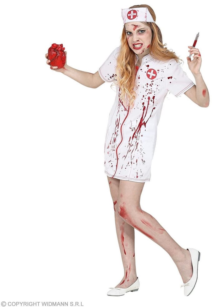 Zombie verpleegster jurkje kinderen