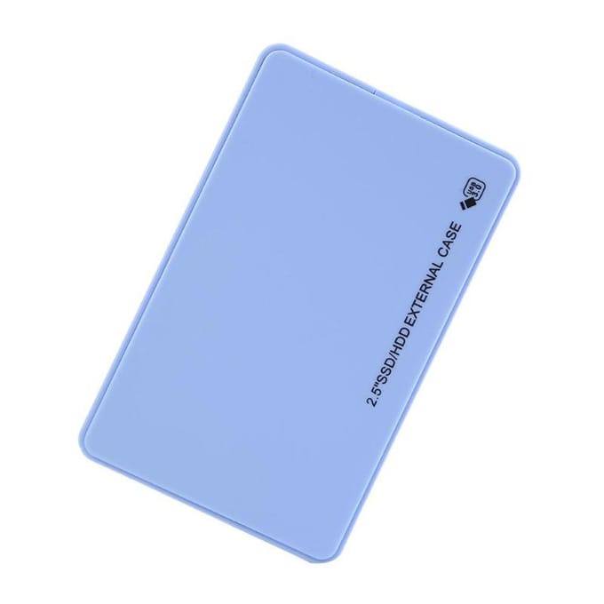 2,5 inch USB 3.0 Harde Schijf Behuizing 5Gbps SATA HDD SSD Mobiele Externe Case voor Notebook blauw