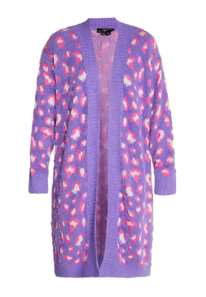 Faina Vest Dames Paars Veelkleurig