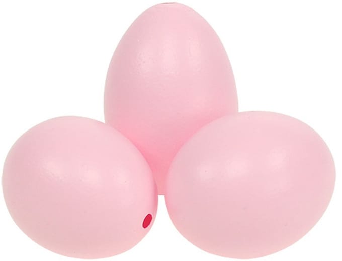 Kippeneieren roze 10 st, 10 Stück