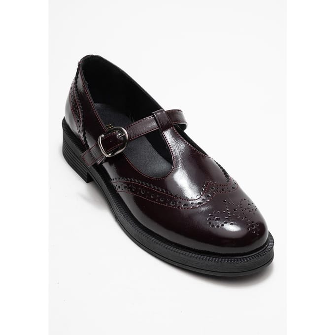 Janney Leren Band Loafers