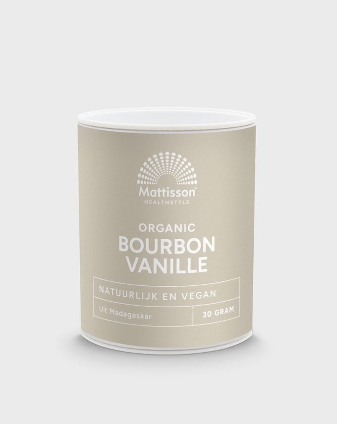 Mattisson - Biologische Bourbon Vanille Poeder - 100% Natuurlijk - 30 Gram