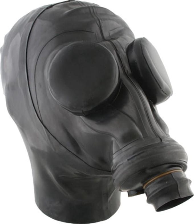 Mister B - Russisch Gasmasker met Oogkappen - Maat L/XL S/M