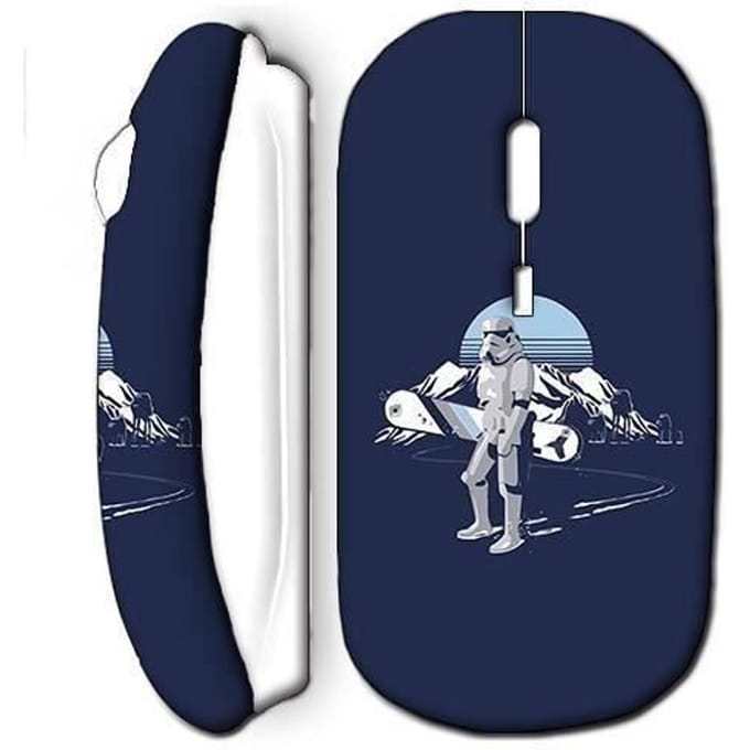 Star Wars Snowboard Draadloze Muis Wit