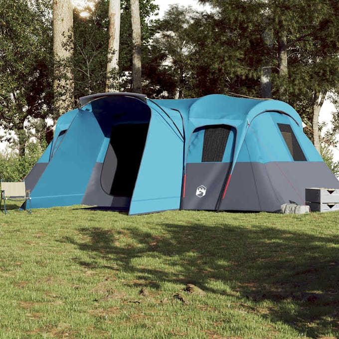 Vidaxl Gezinstent, Tunneltent, 16 Pers., Blauw, Waterdicht