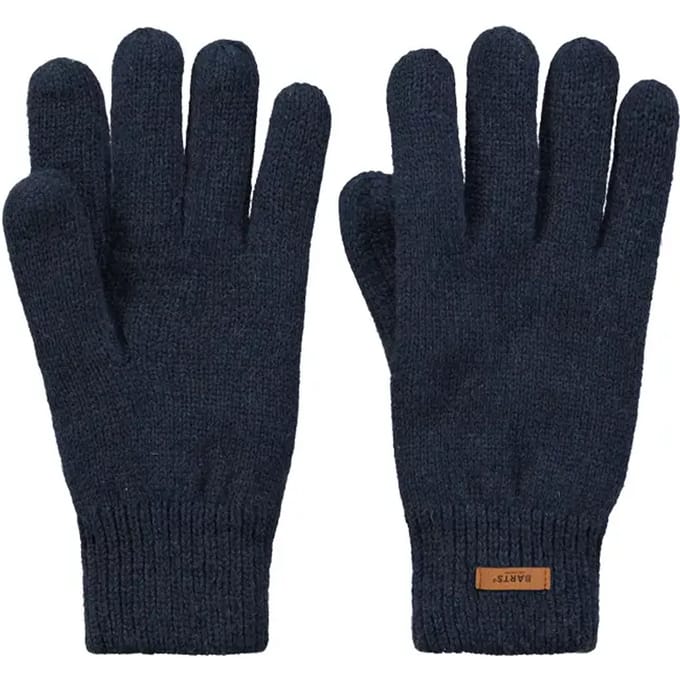 Barts - Handschoenen Haakon Lamswol Navy - Heren - Maat S/M -