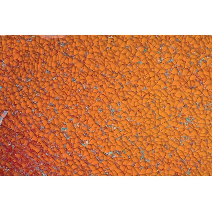 Kraakmozaïekplaat - Oranje