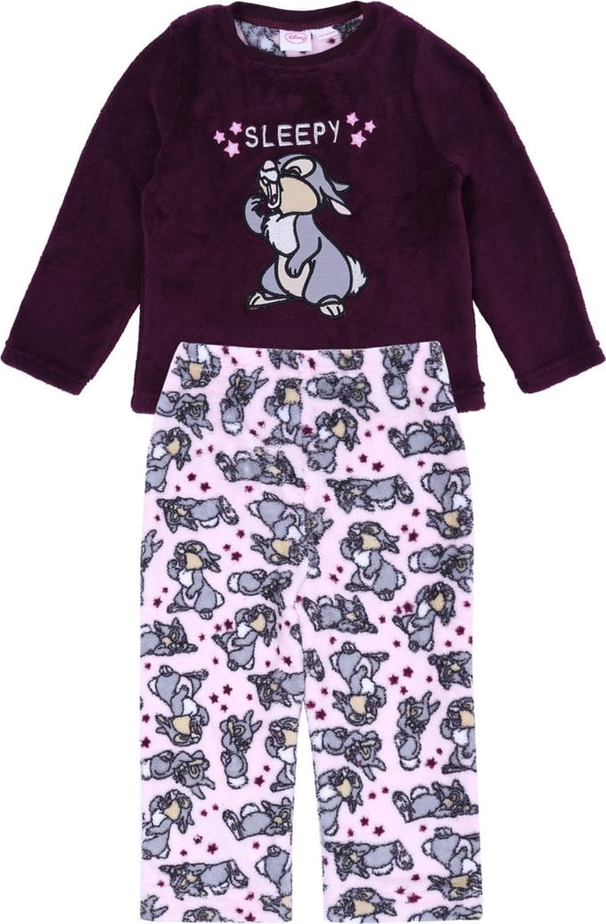Paarse pyjama Stampertje Bambi DISNEY