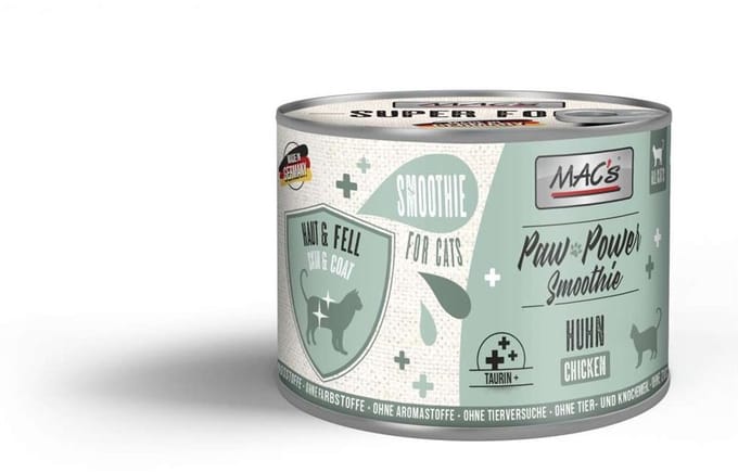 MAC's CAT - Paw Power Smoothie 6x200g - Kip - Huid & Vacht