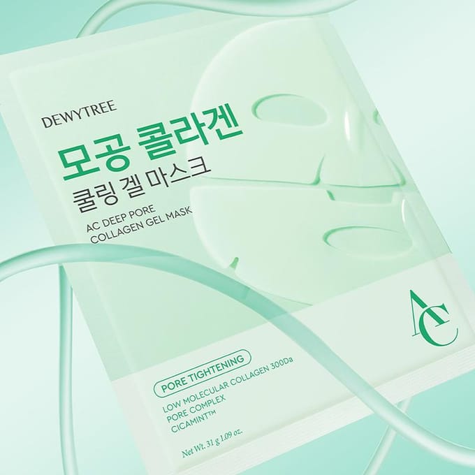 DEWYTREE - AC Deep Pore Collagen Gel Mask Set 31g x 4 sheets