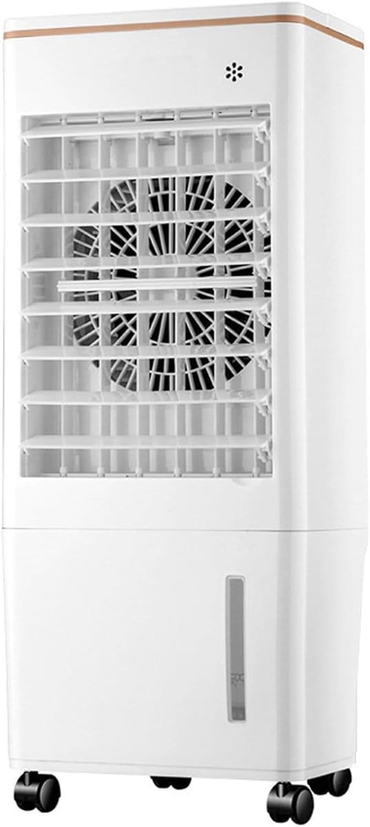 Koelventilator Luchtzuivering - Verkoeler Bevochtiger - Comfort Verhogend - Dubbele Watertank - 8 Liter - Wit