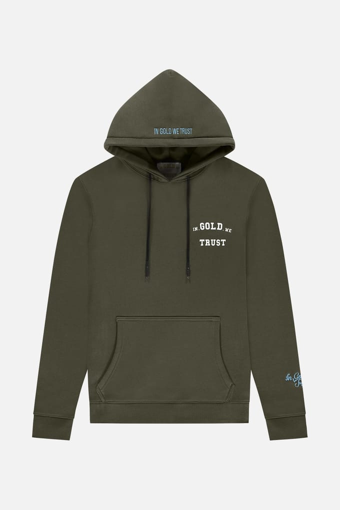 In Gold We Trust The Notorious Green Maat: L | Hoodies Outlet | Unisex | Groen