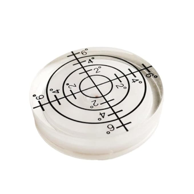 Mini Instrument de mesure de pente de niveau à bulle Portable 32x7MM, outil de mesure de degré marqué perle horizontale en plastique jaune
