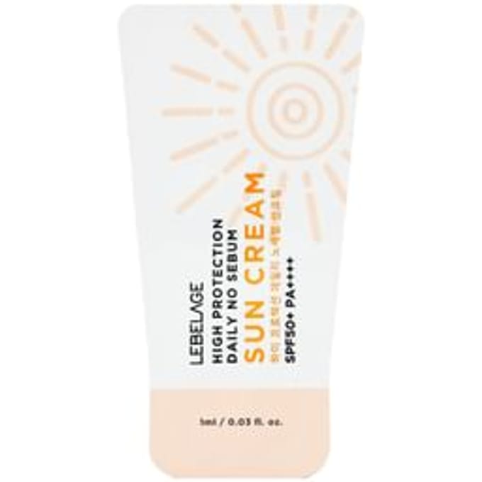 LEBELAGE - High Protection Sun Cream Sachet - 3 Types Daily No Sebum