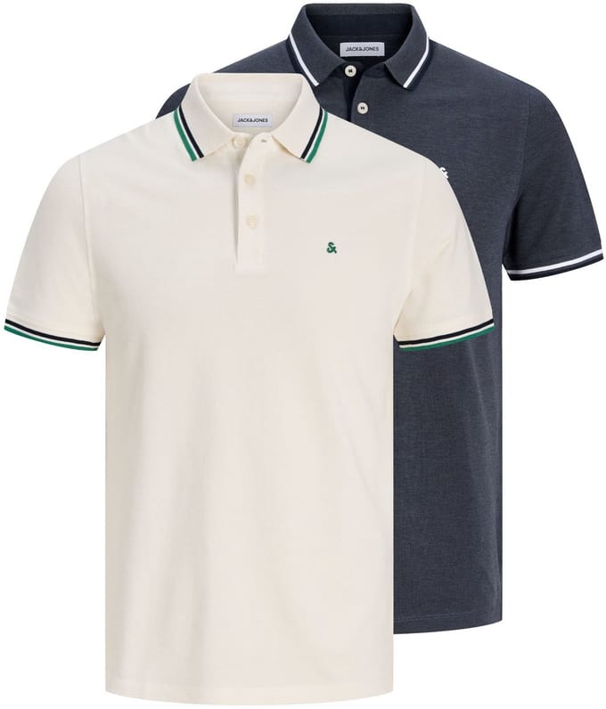 Jack & Jones Polo shirt 2-pack Effen Polo shirt