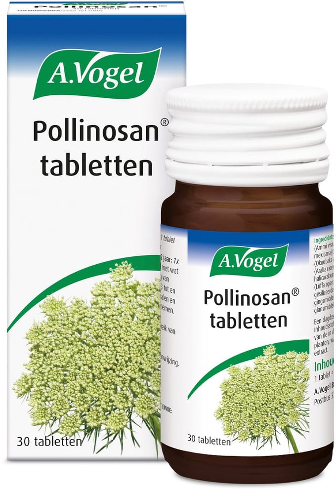 A.Vogel Pollinosan tabletten - Bevat de extracten van 7 verschillende planten - 30 st