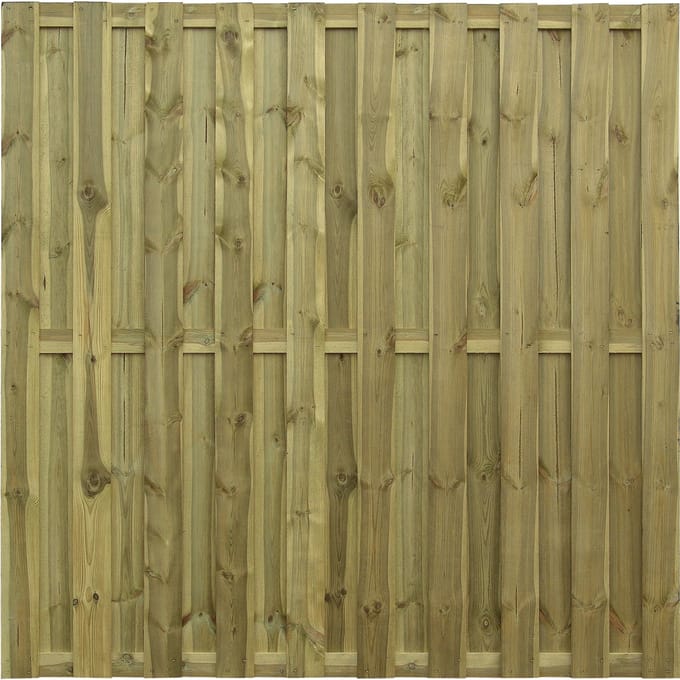 Intergard Schutting tuinscherm Multi 19 planks 180x180cm