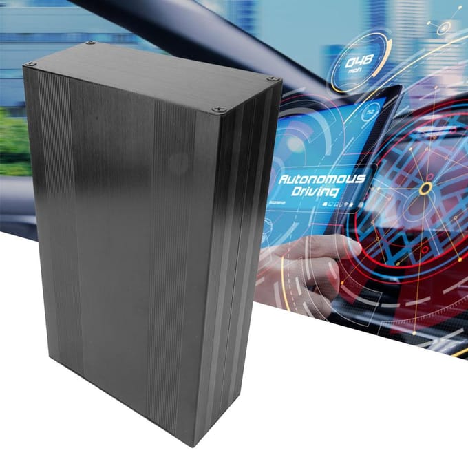 Aluminium Koelbehuizing met Split Type Elektronische Doos voor Versterker GPS (250 mm)