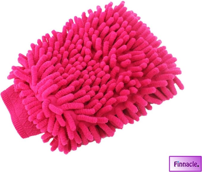 Finnacle - Auto washandschoen - microvezel - Roze