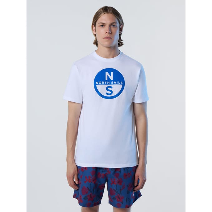 T-shirt met groot gedrukt logo North Sails Basic