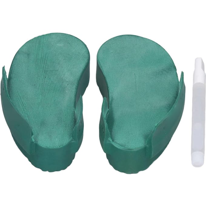 2 Stuks Koe Hoefzolen Rubber Groen Vee Hoefbekappingsaccessoires met Lijm voor Weide blue