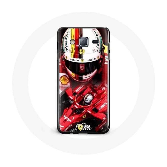 Coque - Formule 1 - Samsung Galaxy J3 2016 - Rouge - Souple - Sportif rouge