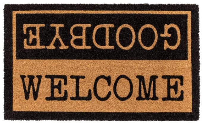 Hamat buitenmat Impala welcome / goodbye 45x75 cm