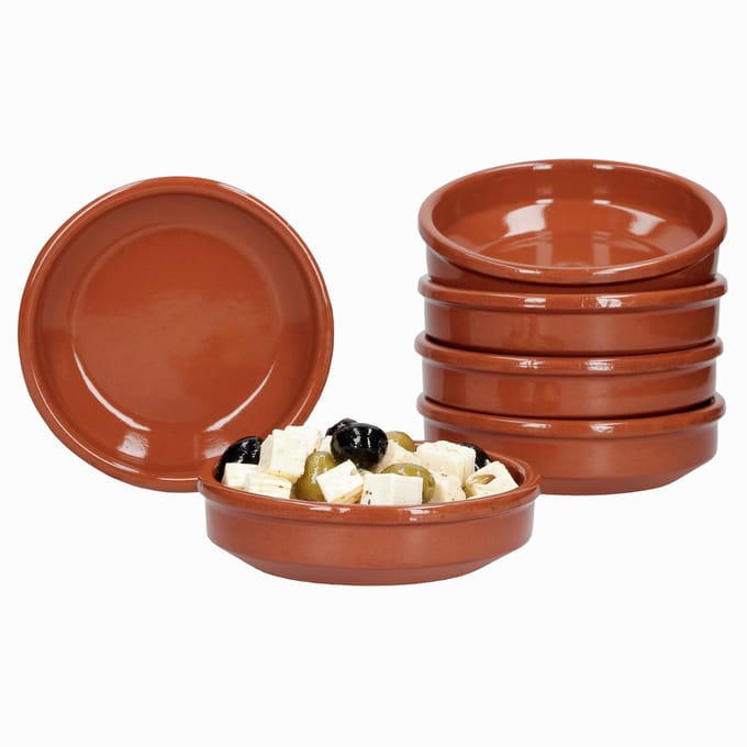 Set van 6 cazuela kleikommen Bruno 12cm S - 33355