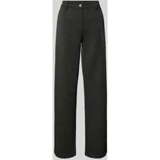 Wide leg stoffen broek met effectgaren, model 'NANNILUX'