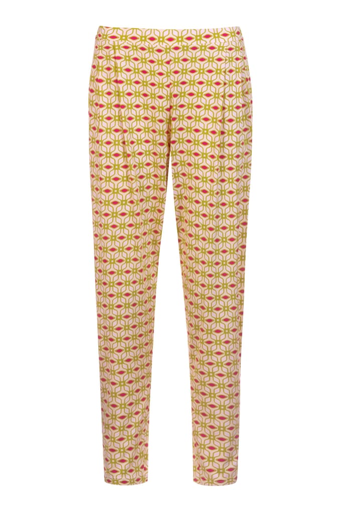 Broek op enkelhoogte Serie Fortune Geometry Rose Pearl