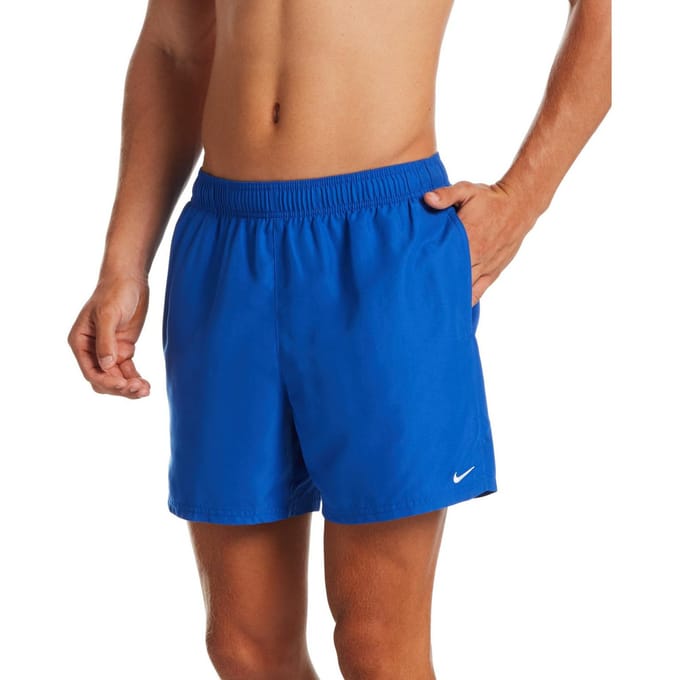 Nike Heren geborduurd logo zwembroek Regular (Royaal Blauw)
