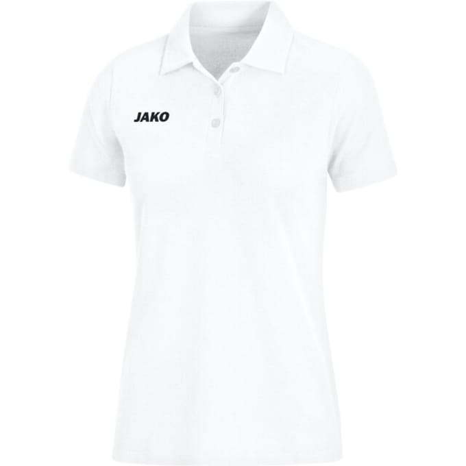 Jako Base Polo Dames - Wit | Maat: 38