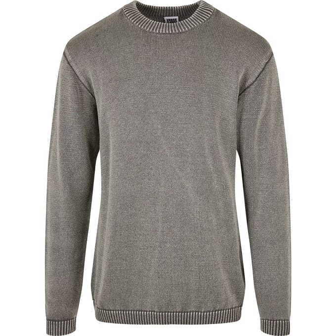 Urban Classics - Washed Sweater/trui - XL - Grijs