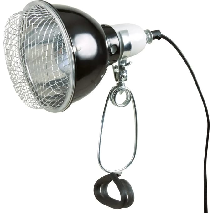 Trixie Reptiland Reflector Klemlamp - Keramische Fitting, Draadbeschermkap - 14x17 cm
