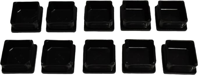 Insteekdop vierkant 50x50 mm - 10 stuks
