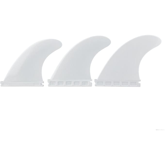 Tri Fin Thruster Set Nylon Kunststof Surfplank Vinnen FCS Vinnen Surfplank G5 white