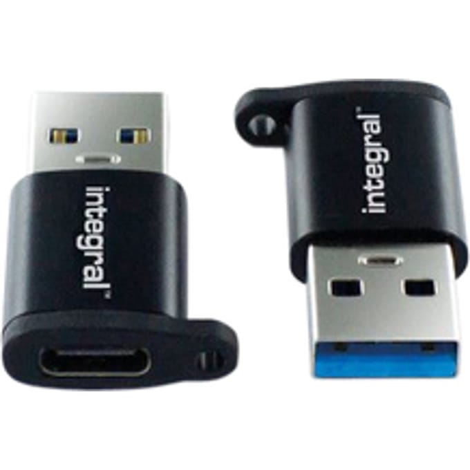 Integral INADUSB3.0CTOATW tussenstuk voor kabels Zwart