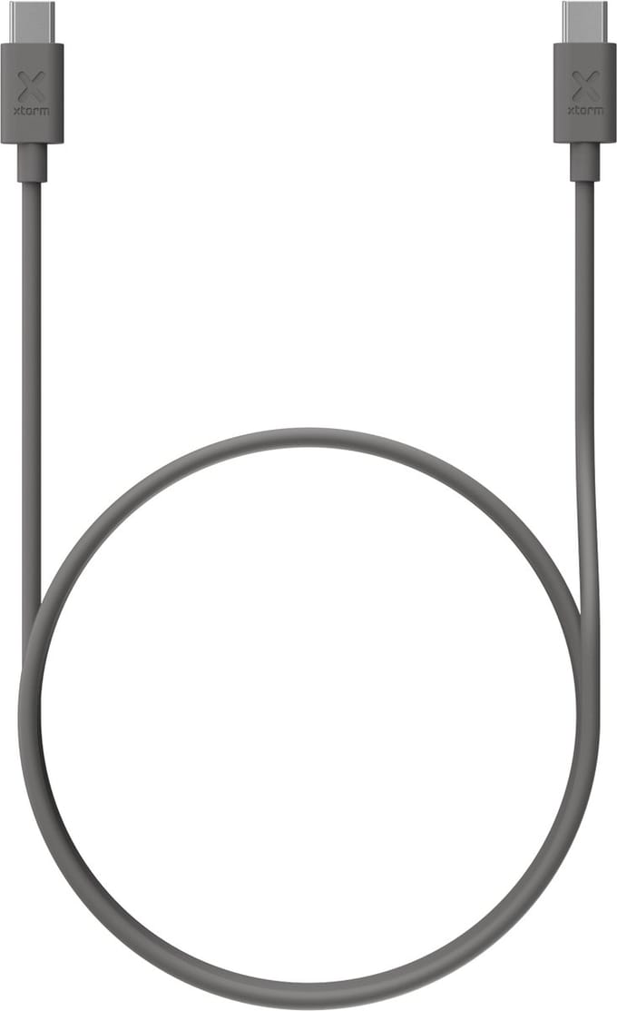Xtorm USB-C PD 100W Kabel - 1 meter - Grijs