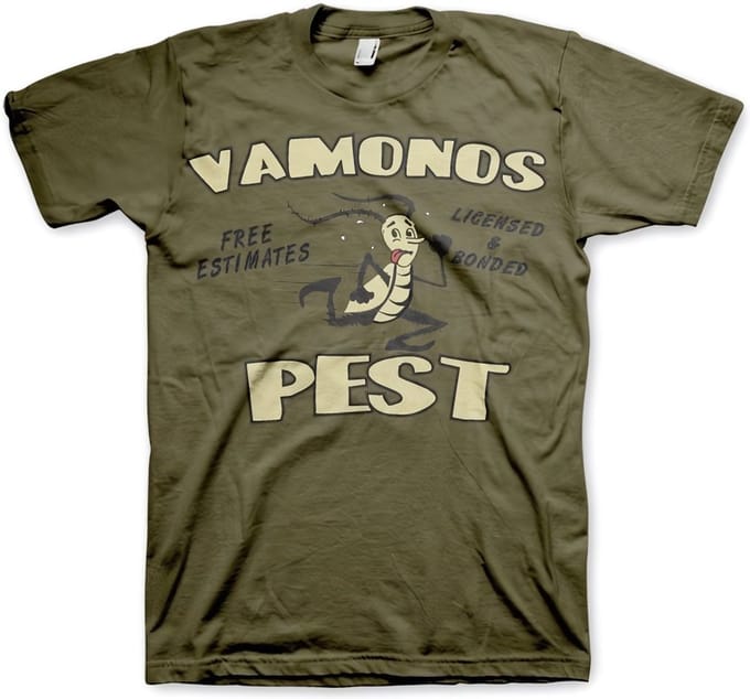 Breaking Bad Vamanos Pest T-shirt olijfgroen