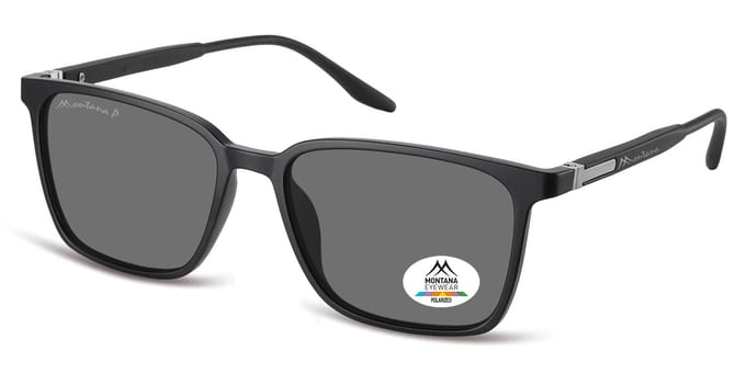Montana Square Unisex Mat Zwart Rook Gepolariseerd MP186