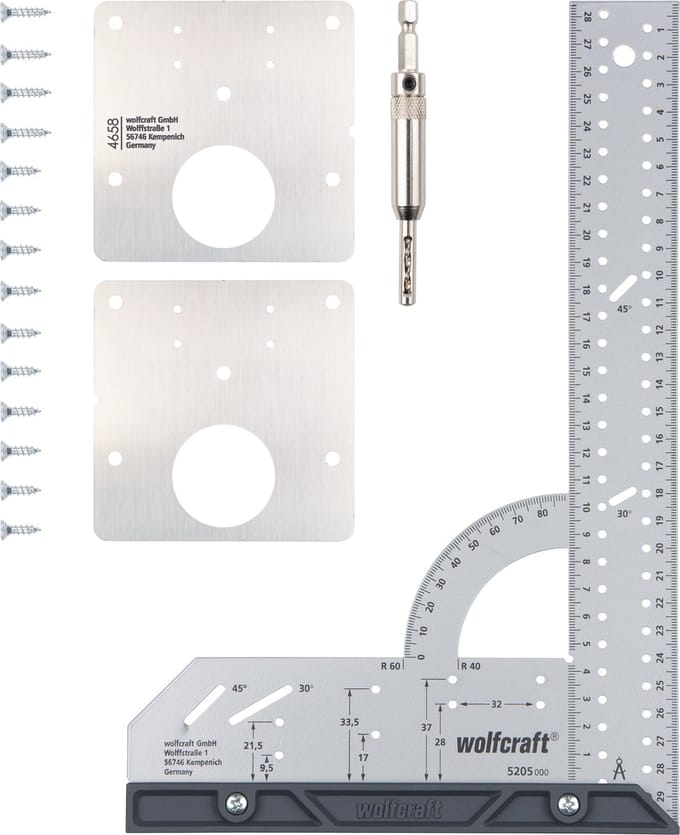 wolfcraft - Projectset 'Reparatie van potscharnieren' - 8657000