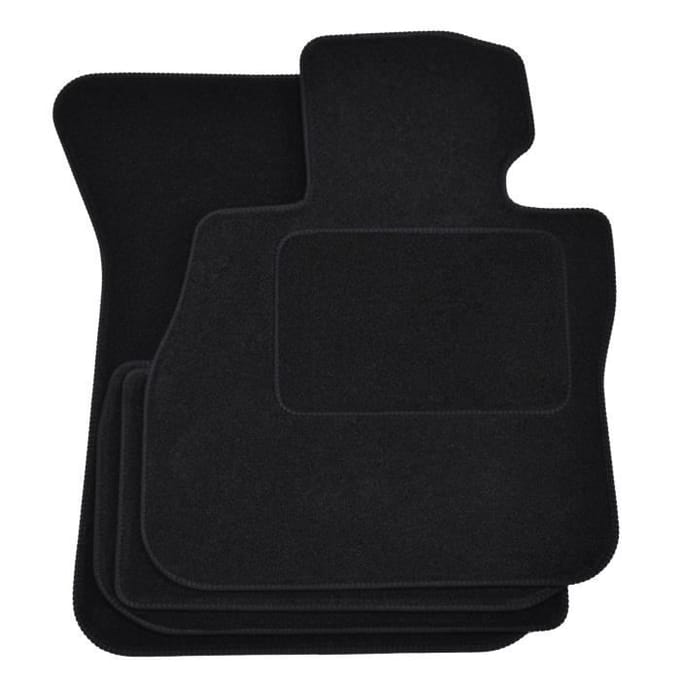 Tapis de sol - BMW - 1 F40 - Velours noir - 4 pièces - Ajustement précis