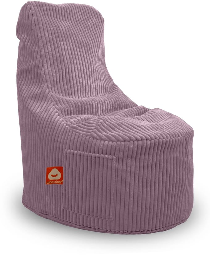 Whoober Nice – Stoel Zitzak – Paars dik ribfluweel – Comfortabel & Duurzaam