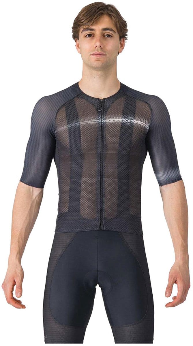 Castelli Climber´s A/c Korte Mouw Wielertrui Zwart 2XL Man