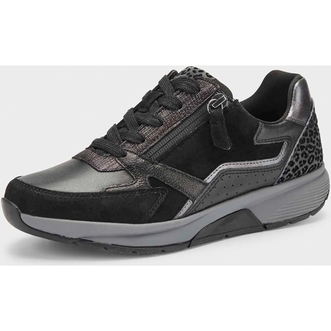 Sneakers met mesh voering - zwart - Gr. 4 van Goldner Fashion