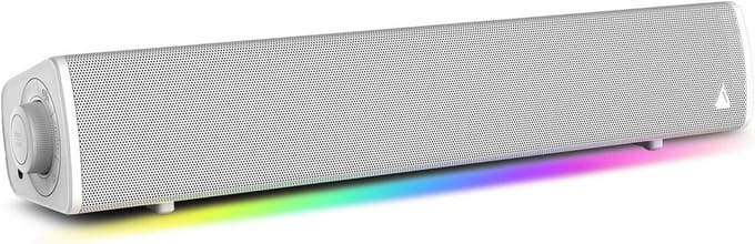 Compacte Soundbar - Gaming Geluid - Meeslepend Luisteren - SuperWide Technologie - 24W Piekvermogen - Wit
